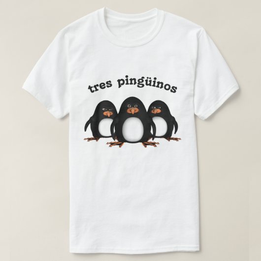 Tres Pingüinos Tシャツ (デザイン正面)