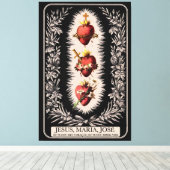 Três Sagrados Corações キャンバスプリント (インサイチュ (ウッドフロア))