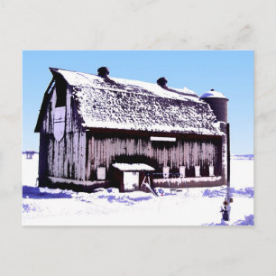 Trescher Barn – はがき。 ポストカード