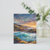 Trestles California ポストカード (スタンド正面)
