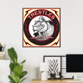 TRESTLES SAN CLEMENTE CALIFORNIA SURFING ポスター (ホームオフィス)