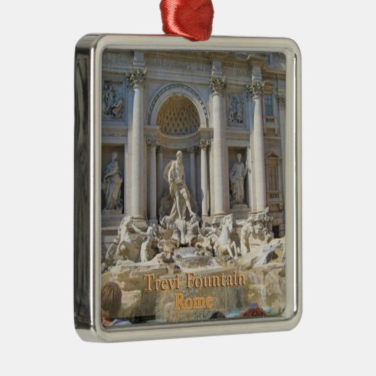 Treviの噴水ローマイタリア メタルオーナメント (右)