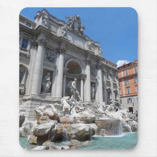 Treviの噴水ローマ マウスパッド (正面)
