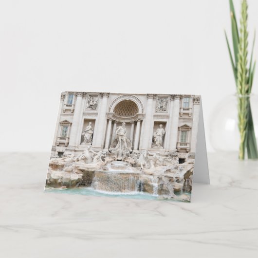 Treviの噴水(イタリア語: Fontana di Trevi) カード (正面)