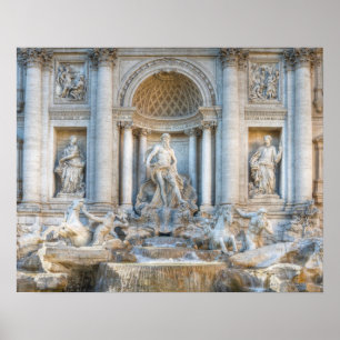 Treviの噴水(イタリア語: Fontana di Trevi) 5 ポスター