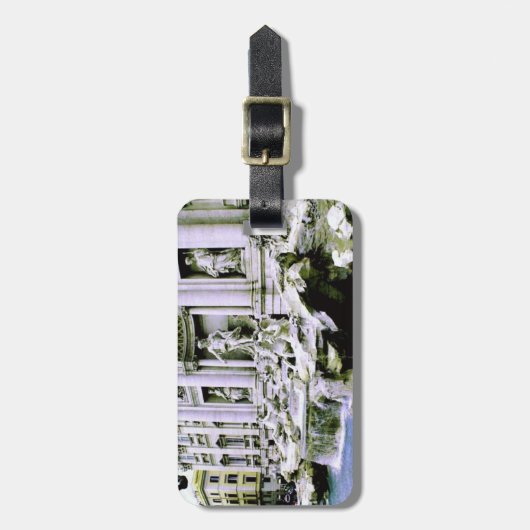 Treviの噴水 ラゲッジタグ (正面縦)