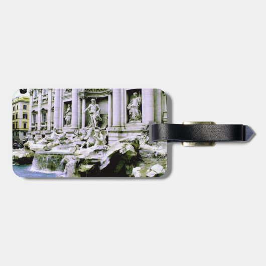 Treviの噴水 ラゲッジタグ (裏面横)