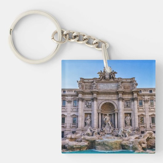 Treviの噴水、ローマ、イタリア キーホルダー (正面)