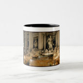 Treviの噴水、ローマ、イタリア ツートーンマグカップ (中央)