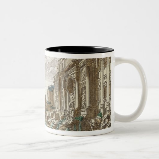Treviの噴水、ローマ ツートーンマグカップ (右)