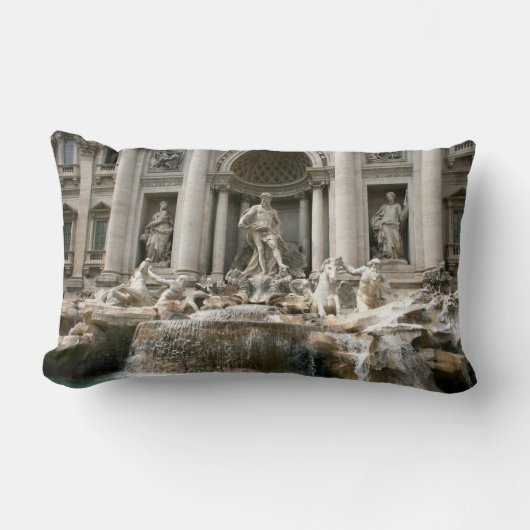 Treviの噴水(Fontana di Trevi) -ローマ ランバークッション (正面)