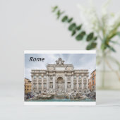 Trevi噴水、-ローマ、- Angie.JPG ポストカード (スタンド正面)