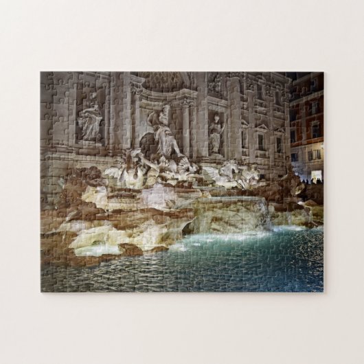 Trevi Fountain – ローマ、イタリア – 11x14 - 252台 ジグソーパズル (横)