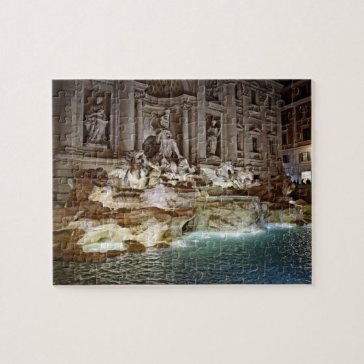 Trevi Fountain – ローマ，イタリア – 8x10 - 110個 ジグソーパズル (横)