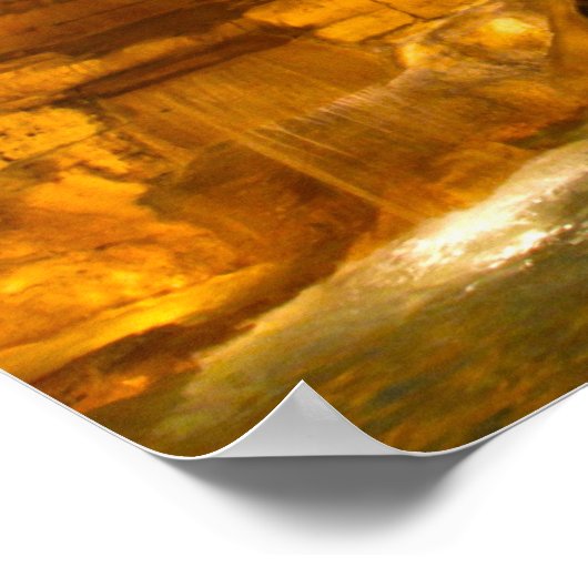 Trevi Fountain at Night (HDR) ポスター (角)