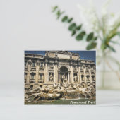 Trevi Fountain, Fontana di Trevi，ローマ，イタリア ポストカード (スタンド正面)