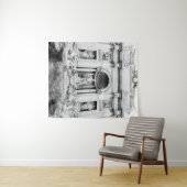 Trevi Fountain in Rome in Black & White #1 #travel タペストリー (インサイチュ(横))