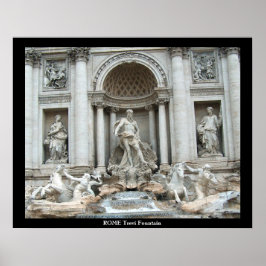 Trevi Fountain in Rome, Italy Poster ポスター
