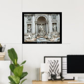 Trevi Fountain in Rome, Italy Poster ポスター (ホームオフィス)