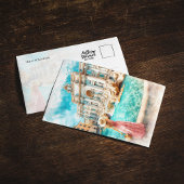 Trevi Fountain Italyはがき 招待状