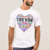 TREVOR凡例ハート Tシャツ (正面)
