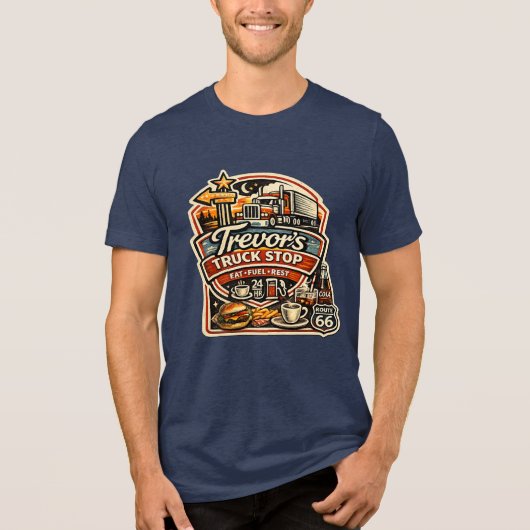 Trevors Truck Stop トライブレンドＴシャツ (正面)