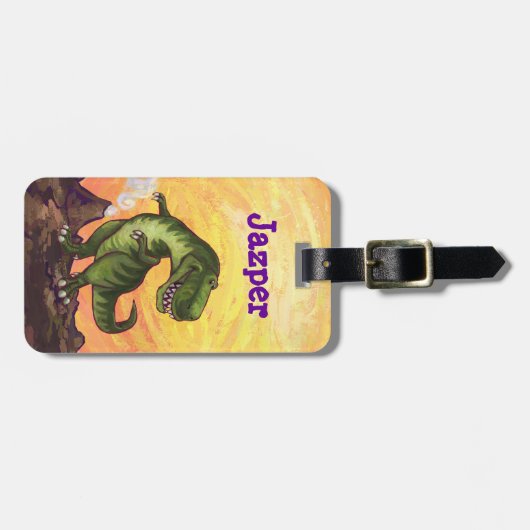 TRexの天地の荷物のラベル ラゲッジタグ (正面横)