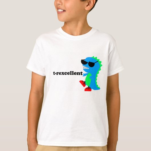 trexの恐竜のワイシャツT-rexcellent Tシャツ (正面)