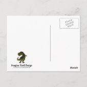 TRexアートポストカード ポストカード (裏面)