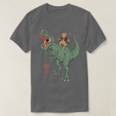 TRexカタナ Tシャツ (デザイン正面)