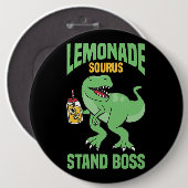 TRexレモネードスタンドボスキッズレモンスクワッド 缶バッジ (正面&裏面)