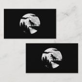 TRex恐竜ナイトスカイムーンディノトレックスティラノサール 名刺 (正面/裏面)