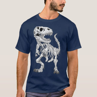TRex骨格Dino骨の古生物学者 Tシャツ