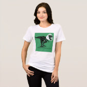 TRex 恥ずかしいコーン Jennifer ellen Cook トライブレンドTシャツ (正面全面)