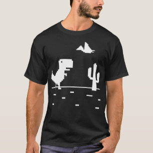TRex TRexギーク恐竜ピクセルアート悪いインターネットコン Tシャツ