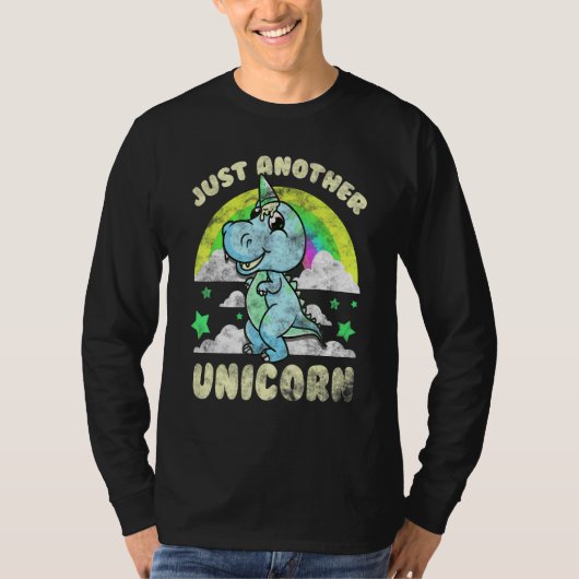 Trex Unicornアイスインスパイアクリームコーンホーン関連 Tシャツ (正面)