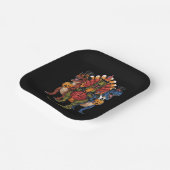 TRexgiving T-レックスハッピー感謝恐竜 ペーパープレート (傾斜あり)