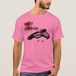 Treyのピンクのより高い Tシャツ