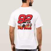 Treyデービスの大人のティー Tシャツ (裏面)