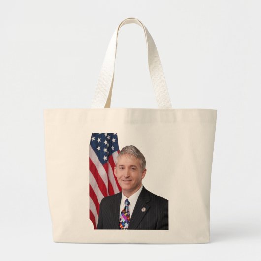 Trey Gowdy国会議員 ラージトートバッグ (正面)