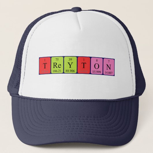 Treyton定期テーブル名hat キャップ (正面)
