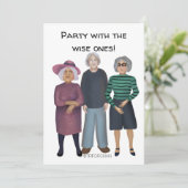 TRFORSMANパーティー色彩の鮮やかによる3人の老女 招待状 (スタンド正面)