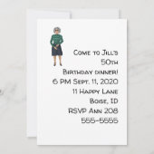 TRFORSMANパーティー色彩の鮮やかによる3人の老女 招待状 (裏面)