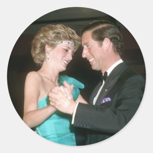 TRHザ・プリンス&プリンセス・オブ・ウェールズ ラウンドシール (正面)