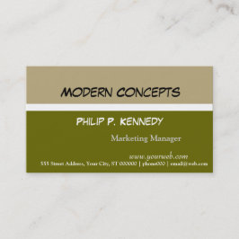 Triモダン Color Greenコンサルタント 名刺