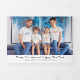 Tri – と組み合わせた6フォトイヤーin Viewニュースレター –  三つ折りクリスマスカード