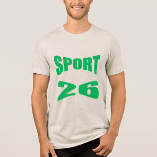 Tri-blend T-Shirt oatmeal SPORT 26 トライブレンドＴシャツ
