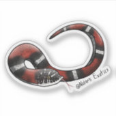 Tri-color Hognose sticker シール (正面)