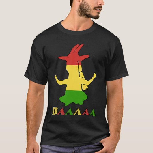 Tri Color Rasta Goat Tシャツ (正面)
