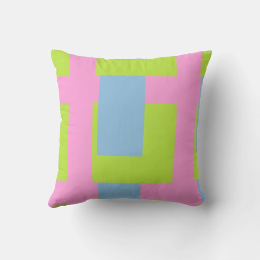 Tri Color Throw Pillow クッション (裏面)